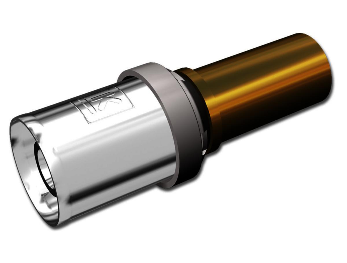 Straight transition Universal pipe - CU, LK - STRAIGHT ADAPTER AX20XCU22 LK SYSTEMS