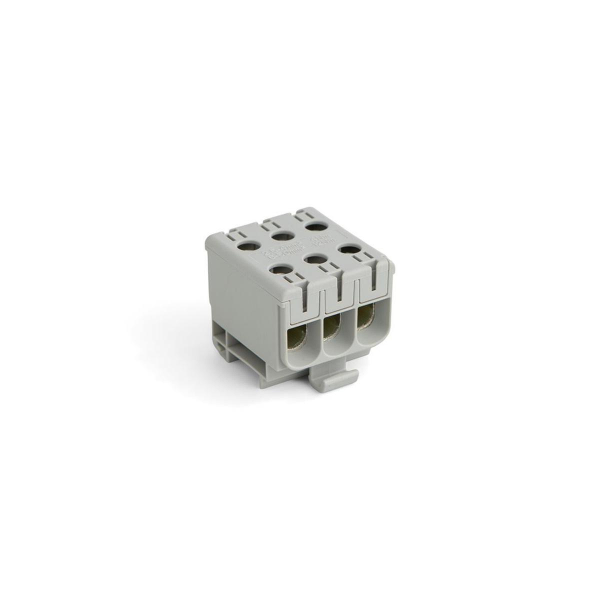 Förgreningsklämma Clampo Pro - RADKLÄMMA 3XAL/CU 50 GRÅ KE91