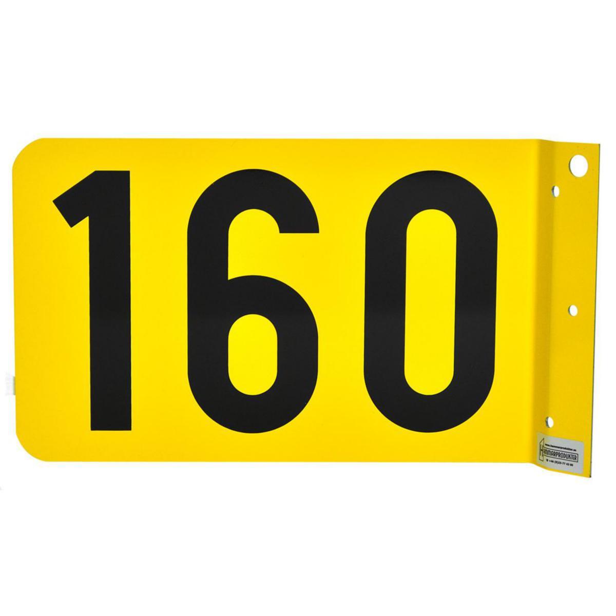 Flygnummerskylt F23 - FLYGNUMMERSKYLT F23-160