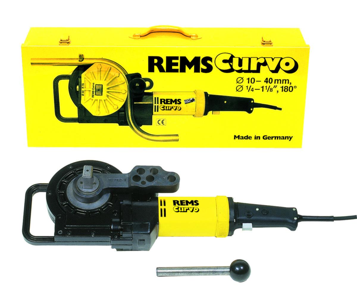 Rörbockare REMS Curvo 580027, nätansluten - BOCKMASKIN REMS CURVO SET 15-18-22-28 MM. 230V