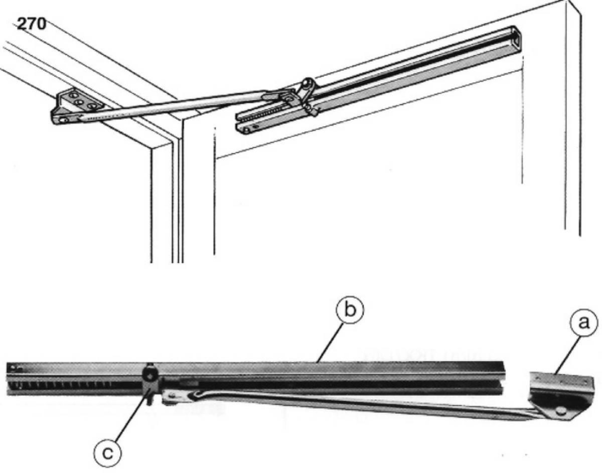DOOR/GATE HOLDER, FIX 270/271 - DOOR/GATE HOLDER, FIX 270/271 800-1100MM