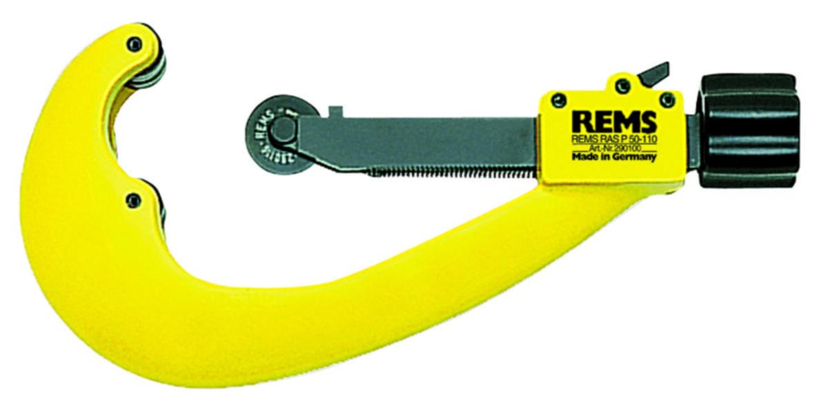 Röravskärare RAS P 50-110, Rems - PLASTRÖRAVSKÄRARE REMS RAS P 50-110 MM M/SNABBJUSTERING