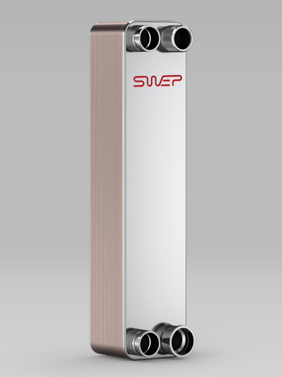 Plattvärmeväxlare B28H, Swep - PLATTVÄRMEVÄXLARE B28Hx36 B28Hx36/1P-SC-S 4x1 1/4"(27)