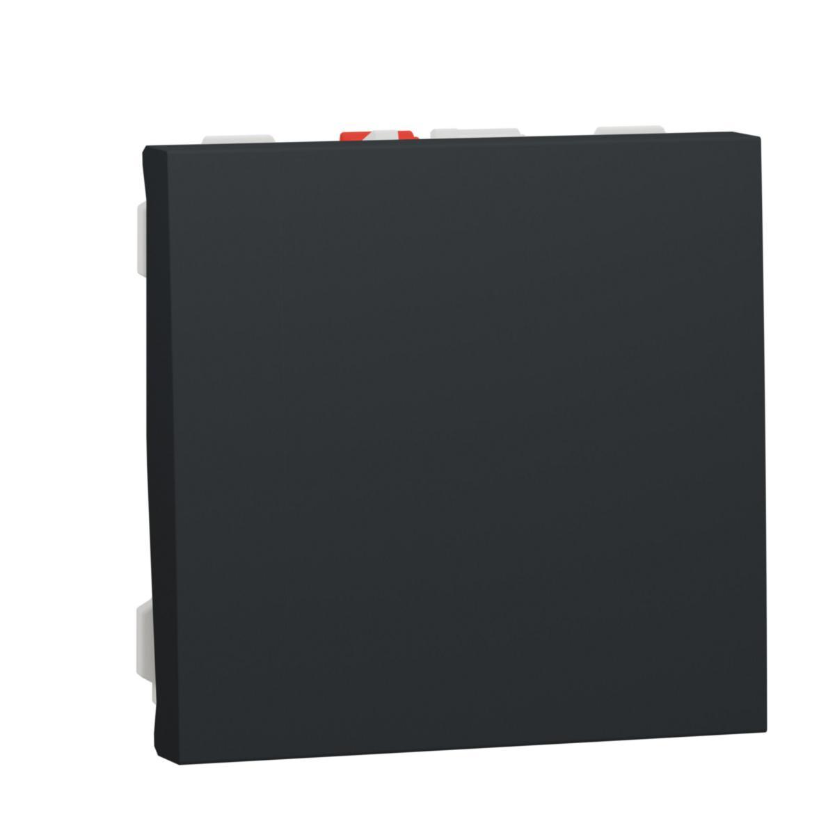 Tryckknapp återfjädrande 45x45 Unica system+ - TRYCKKN ÅTERFJÄDR 45X45MM ANTR NU320654