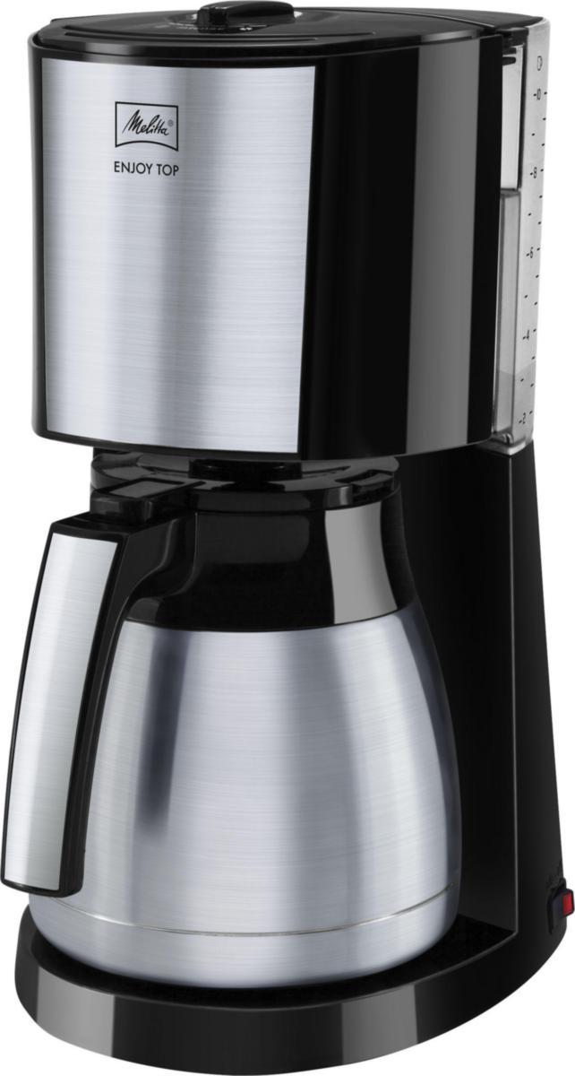 Kaffebryggare, 1.25 l, Enjoy Top 2.0 - KAFFEBRYGGARE 1.25 L 1080 W RF/SVART ENJOY TOP MELITTA