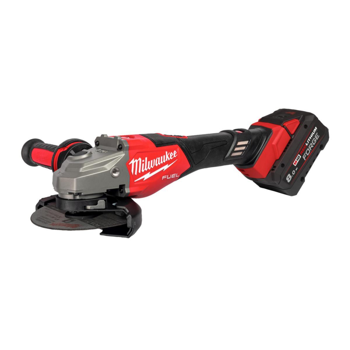 Angle Grinder Milwaukee M18 FHSAG125XB2-802X, 2X8 AH CHAR - ANGLE GRINDER MILWAUKEE M18 FHSAG125XB2-802X, 2X8 AH CHAR