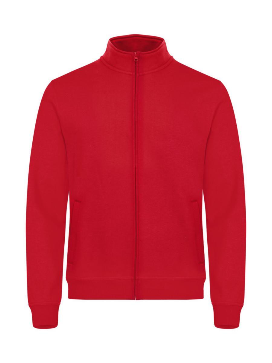 Tröja Clique 021038 Basic - TRÖJA CLIQUE 021038 BASIC HELZIP RÖD STL 4XL