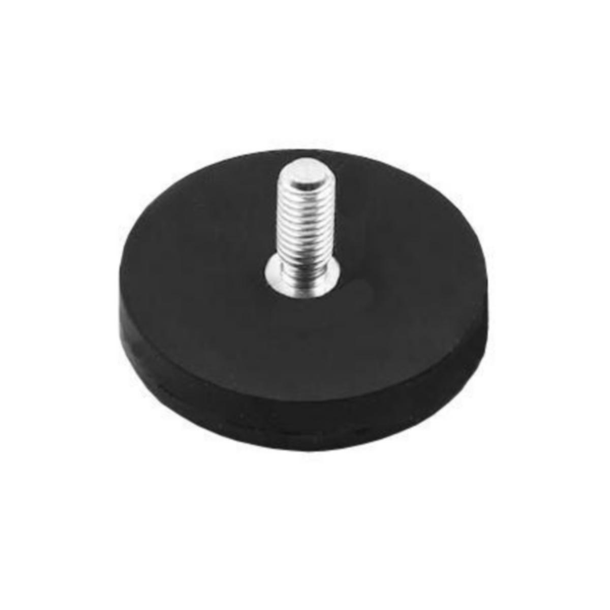 Gripmagnet Neodym External Thread Rubber Coated - Magnet neodymium Ø22x6 mm Rub