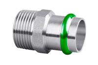 Övergångsmuff med utv gg förkromade typ V, A-press, a-collection