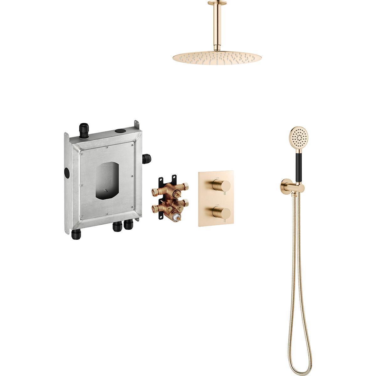 Takduschpaket Tak INXX II, Mora - MA INXX II TAKDUSCHPAKET, TAK FÖR INBYGGNAD,KOMPL,BORST.MÄSS