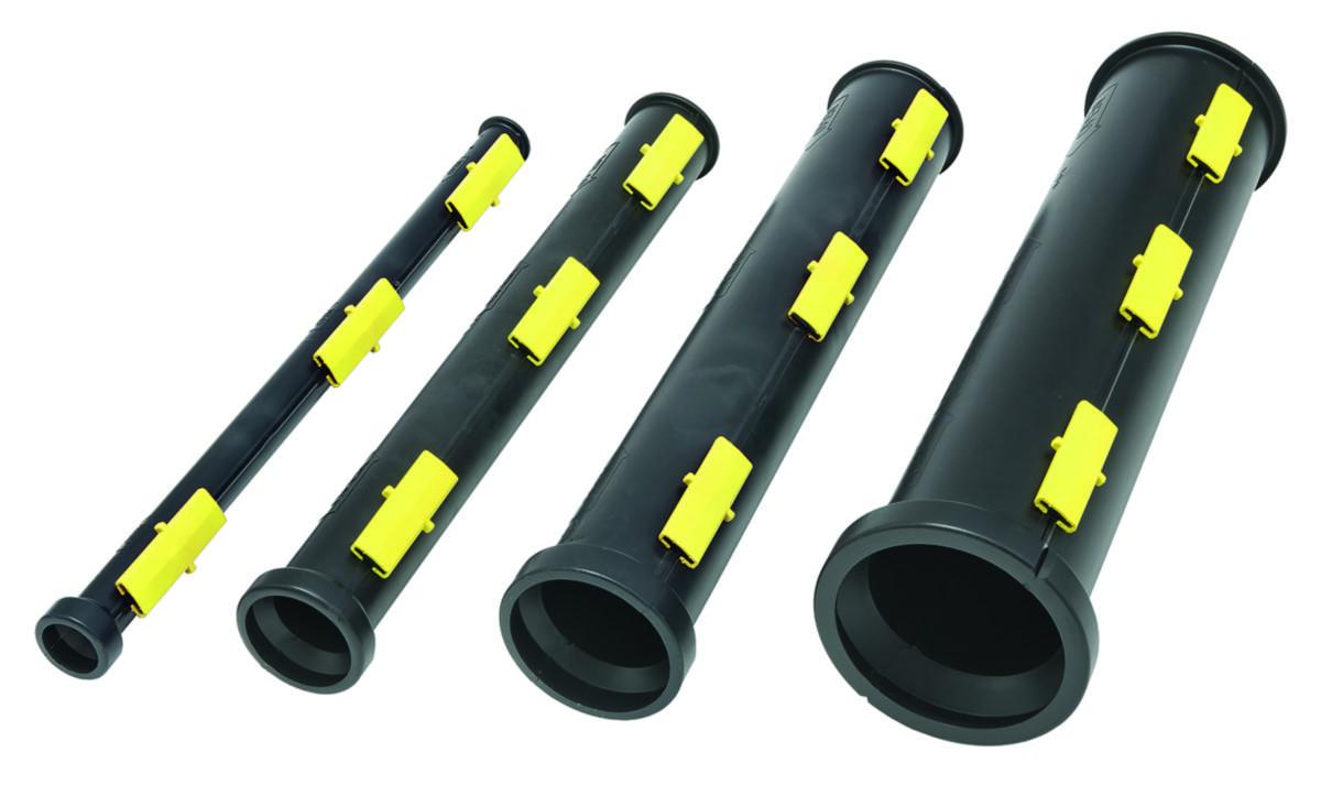 Cable tube split SRS, Snipp & Snapp® - DIVISIBLE PIPE 110 YELLOW SRS