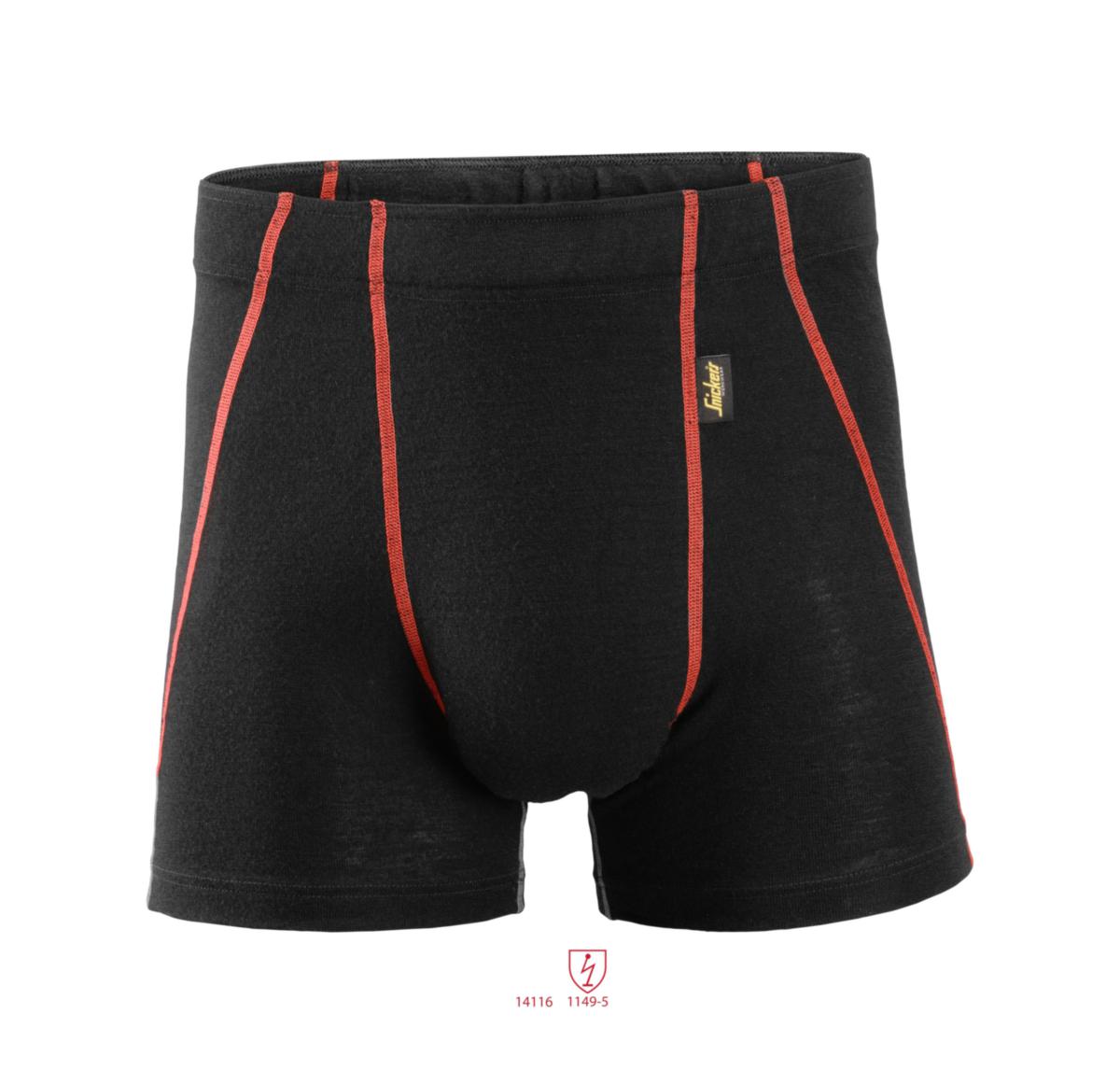 Boxerkalsong Snickers 9464 Protec - BOXERKALSONG SN 9464-0400 SVA ULL PROTEC STL L