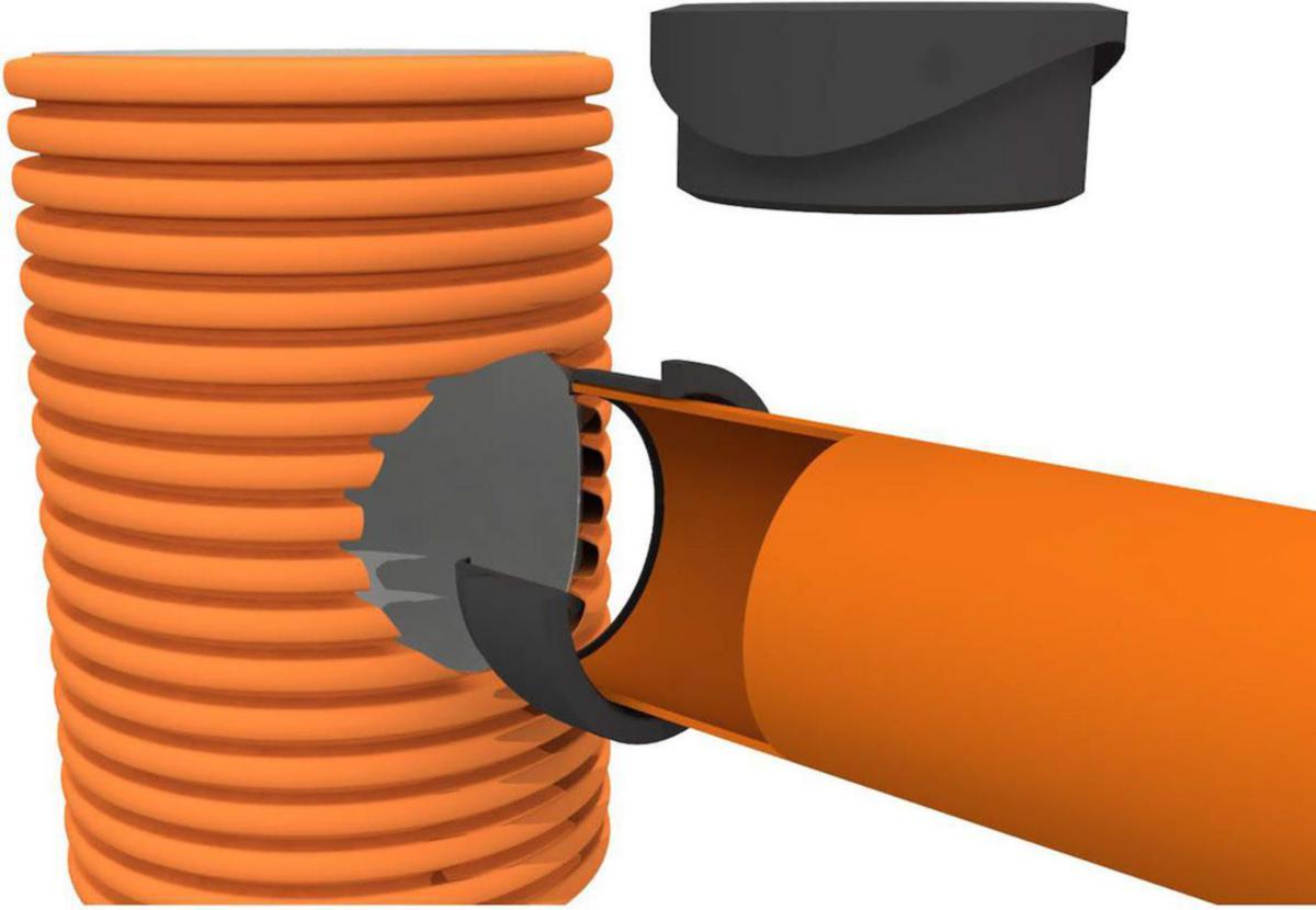 In-Situ anborrningsring, Kombi Ringen - ANBORRMANSCHETT 177/160 L=90MM UNISEAL