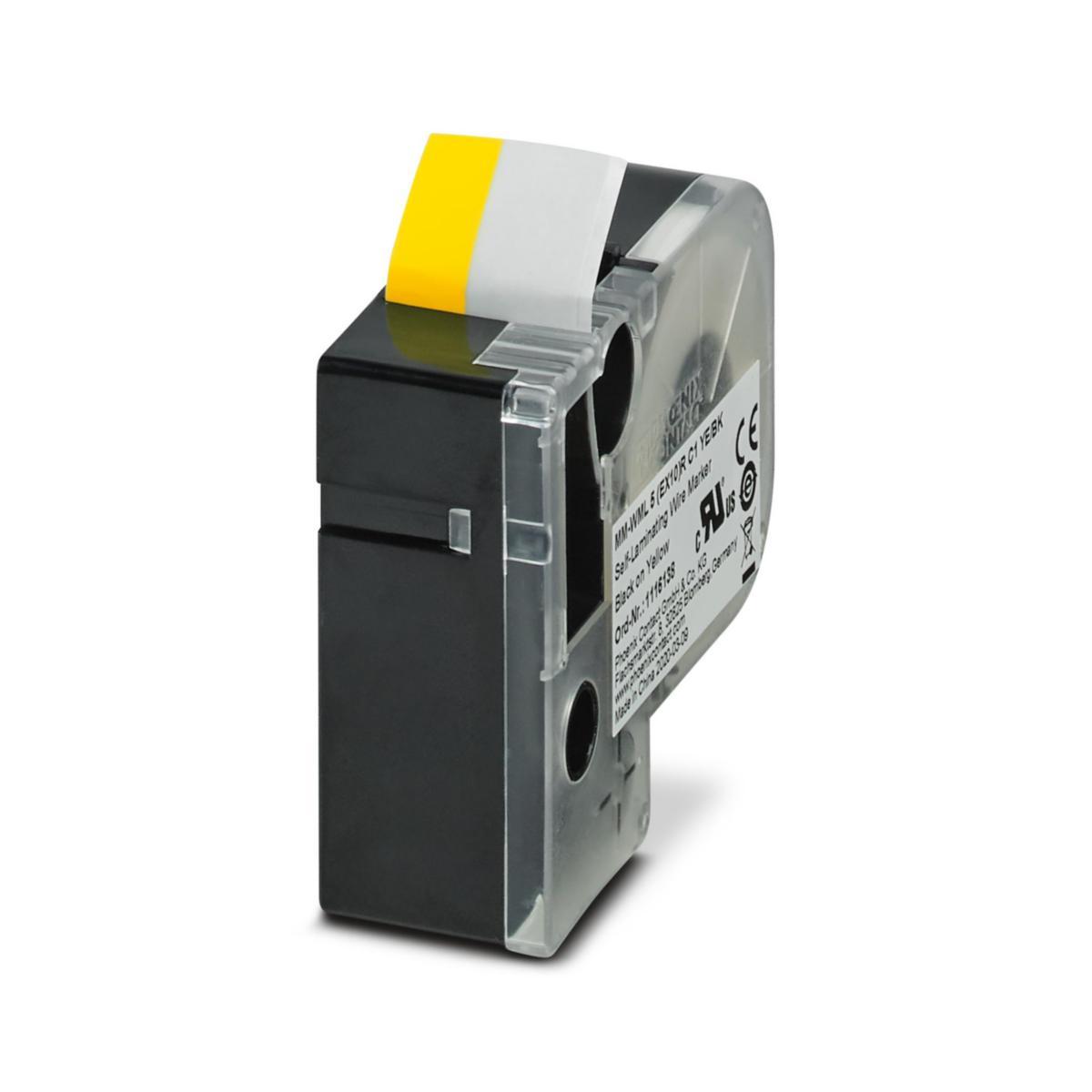 Ledningsmärkning Thermofox - KABELMÄRKNING Ø 5MM VIT MM-WML 5 (EX10)R C1 YE/BK