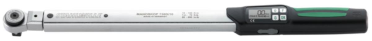 Momentnyckel Stahlwille 730DR Manoskop - MOMENTNYCKEL STAHLWILLE 730DR-10 10-100NM DIGITAL