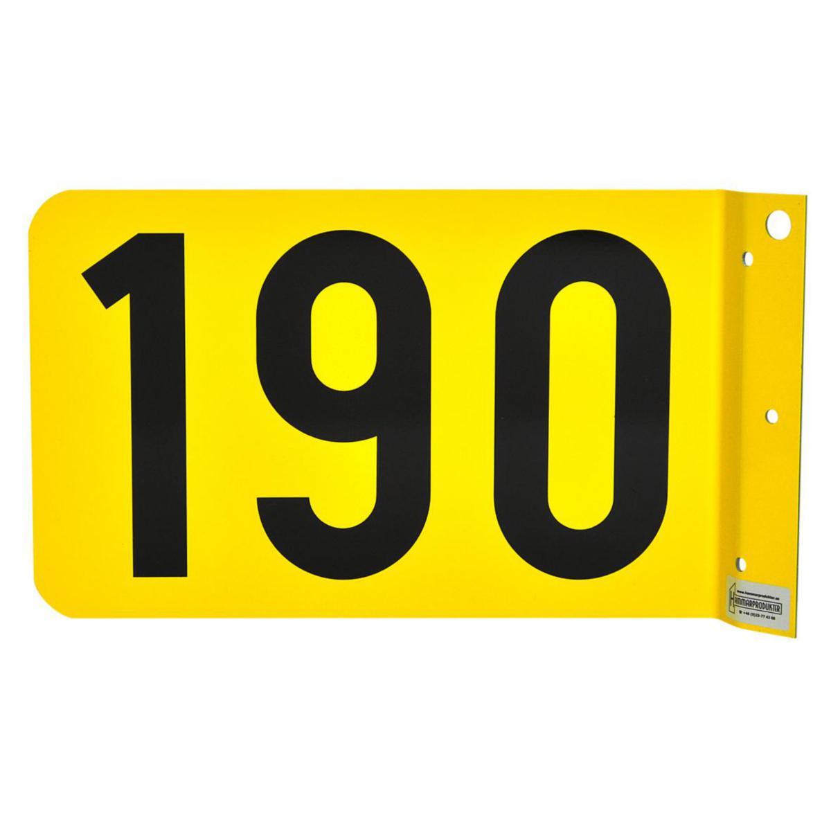 Flygnummerskylt F23 - FLYGNUMMERSKYLT F23-190