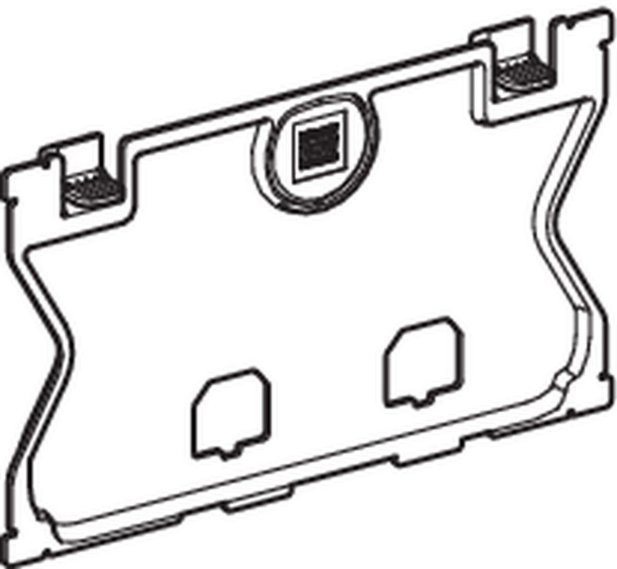 Skyddsplatta till Sigma inbyggnadscistern, Geberit - GEBERIT SKYDDSPLATTA SIGMA WC FIXTUR