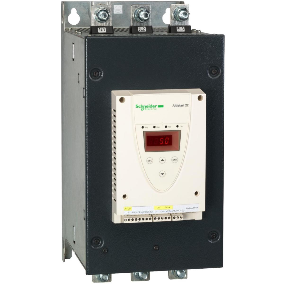Mjukstarter ATS22 17-590A med mjukstopp 500V - MJUKSTART 500V 220KW ATS22C32S6
