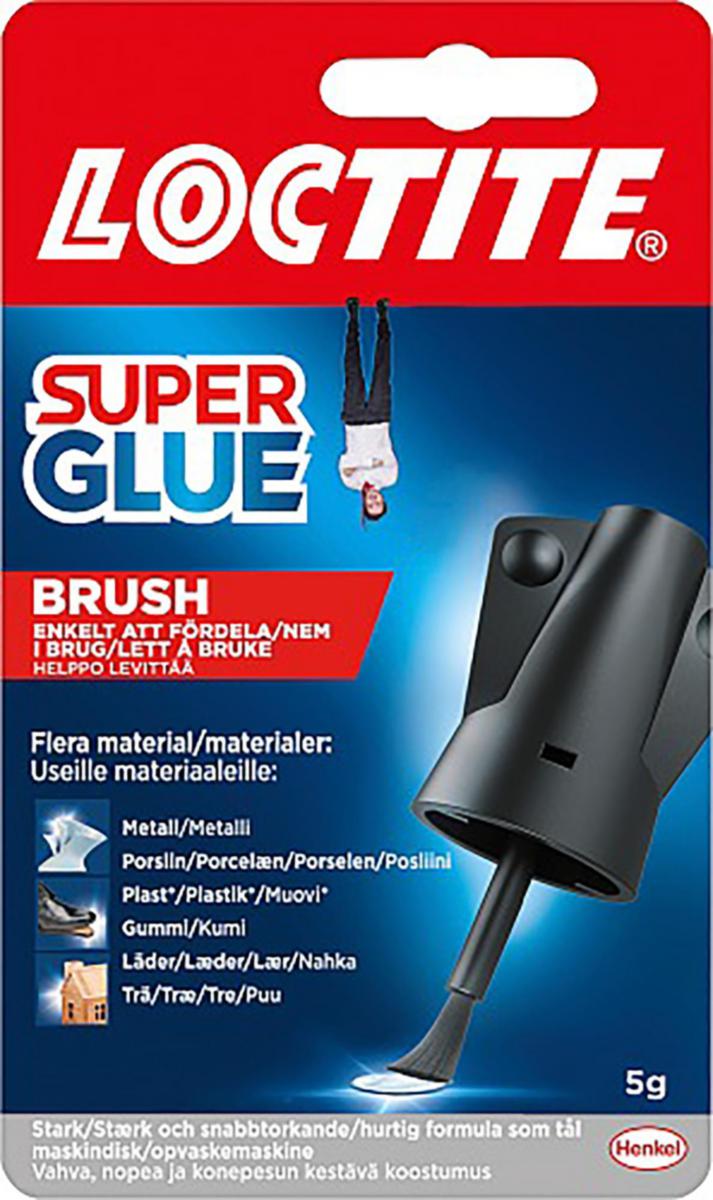 Quick Super Glue brush on - GLUE BRUSH LOCTITE BRUSH FOR APPLICATION