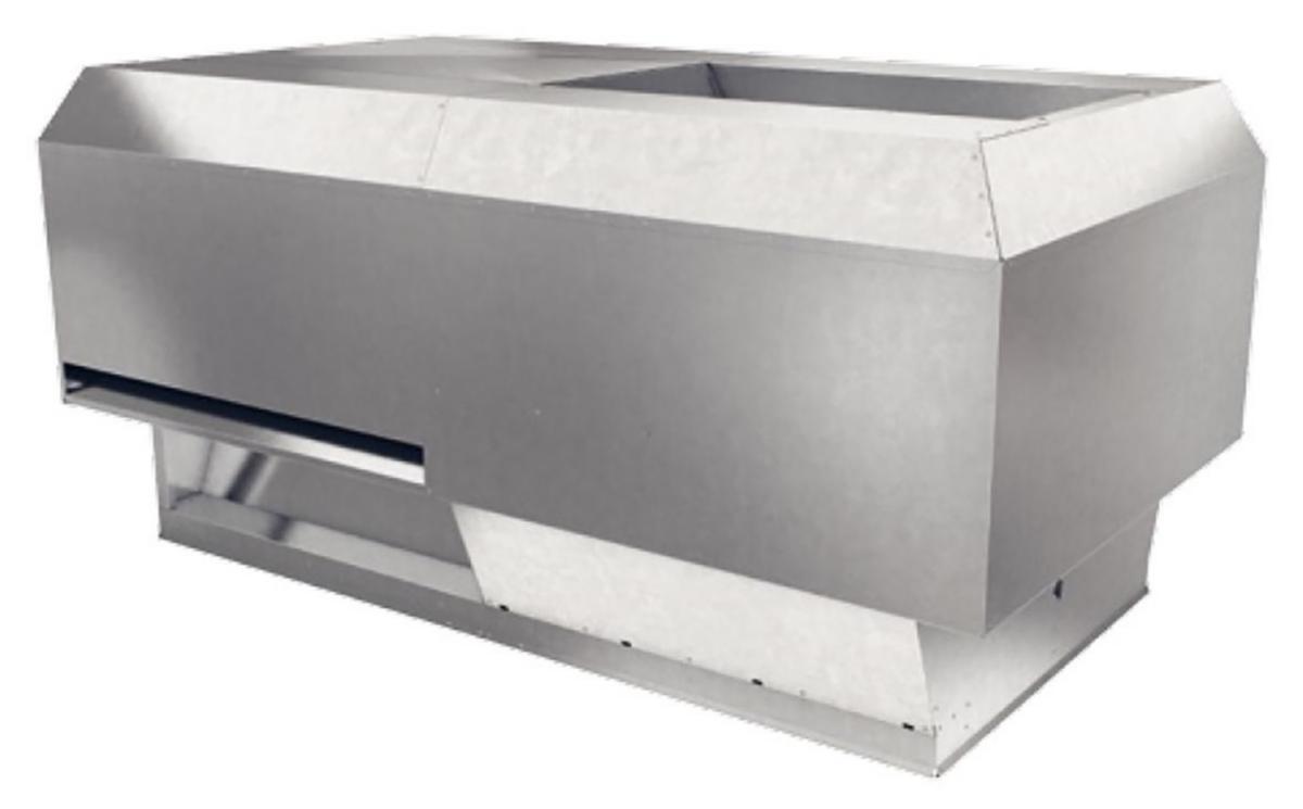Kombihuv Delta KH, Bevent Rasch - KOMBIHUV DELTA-KH-1000-5-1 TEGELRÖD RAL8004 80 C4