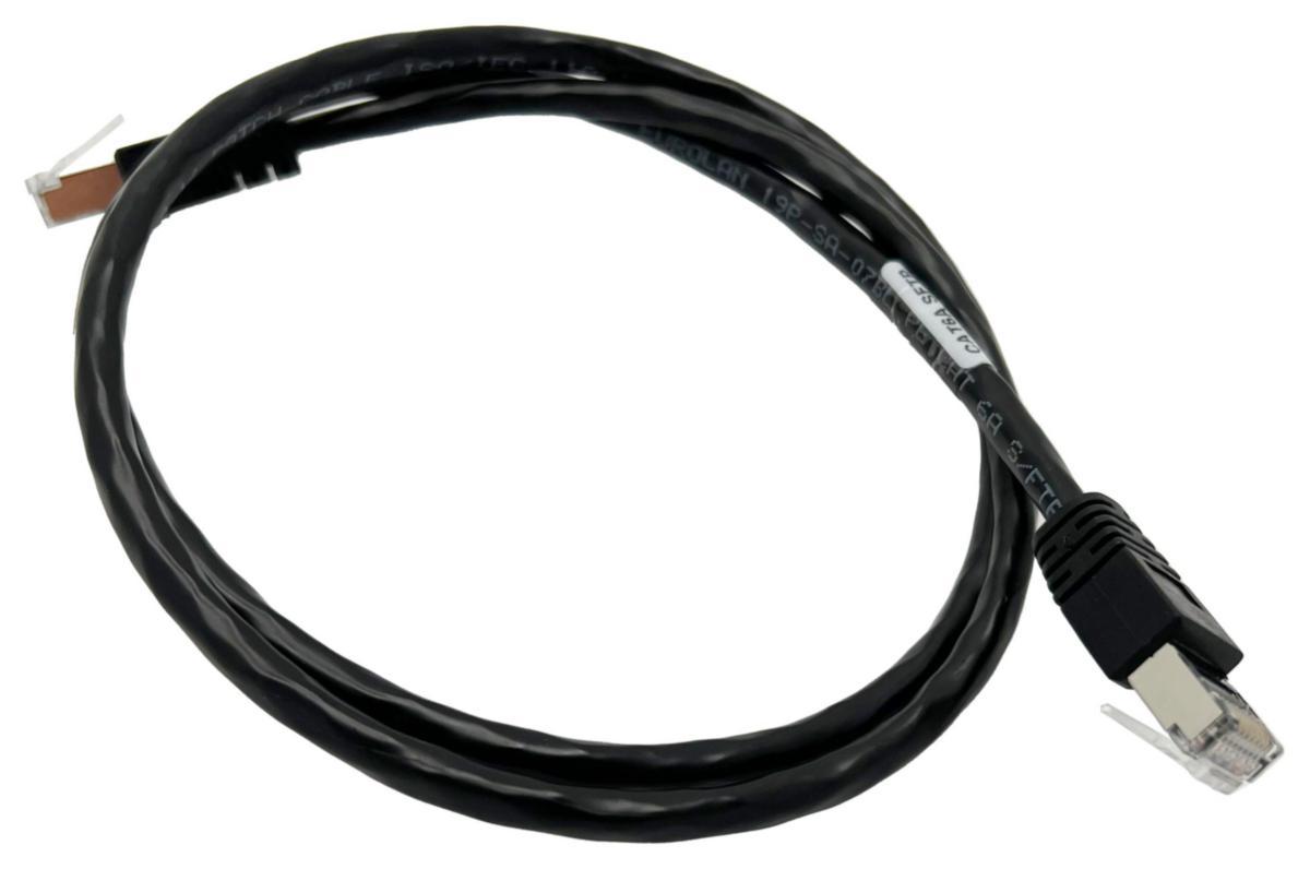 Patch cable S / FTP Cat6A UTE black - PATCH S/FTP C6A OUTDOOR 7.5M 21E-SA-7EBL