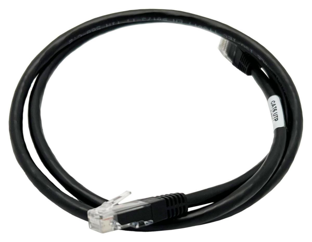 Patchkablage UTP Cat6 UTE svart - PATCH UTP C6 UTE 20M 21E-U6-20BL