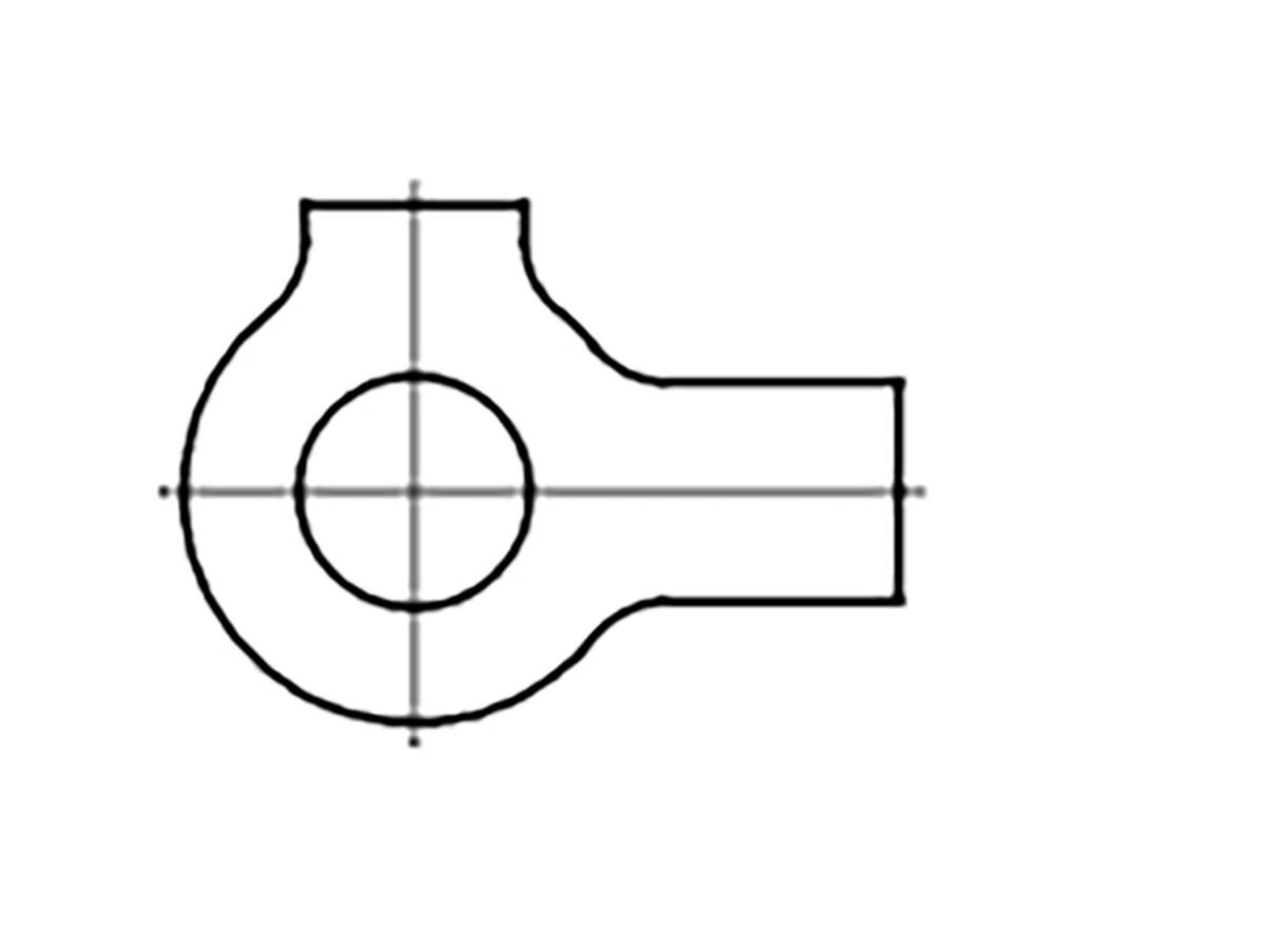 Bricka med två flikar enligt DIN 463. - BRICKA FZB MED TVÅ FLIKAR 8.4 DIN 463