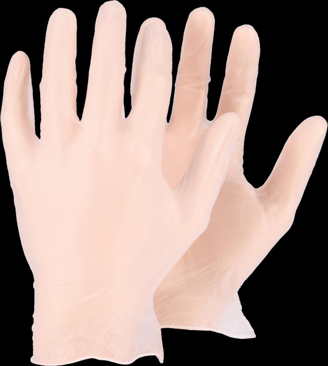 Engångshandske Tegera 819A - ENGÅNGSHANDSKE TEGERA 819A VINYL OPUDRAD STL 10