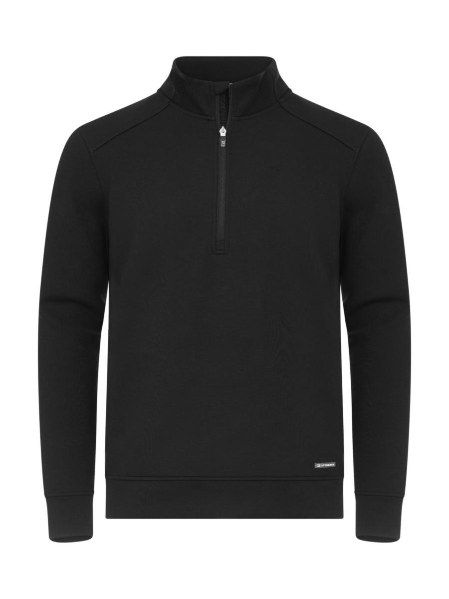 Tröja Cutter & Buck Pemberton Half zip - TRÖJA C&B PEMBERTON HALF ZIP 358434 SVART STL L