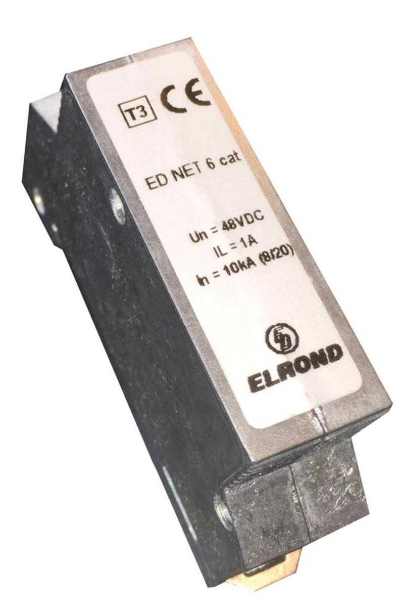 Ethernetskydd för RJ45 kontakter. - ETHERNETSKYDD CAT6 ED NET 6 CAT