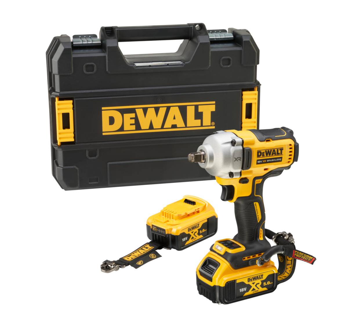 Mutterdragare DEWALT DCF891P2LRT utan laddare - MUTTERDRAGARE DEWALT DCF891P2LRT-XJ 18V 1/2" 2X5AH