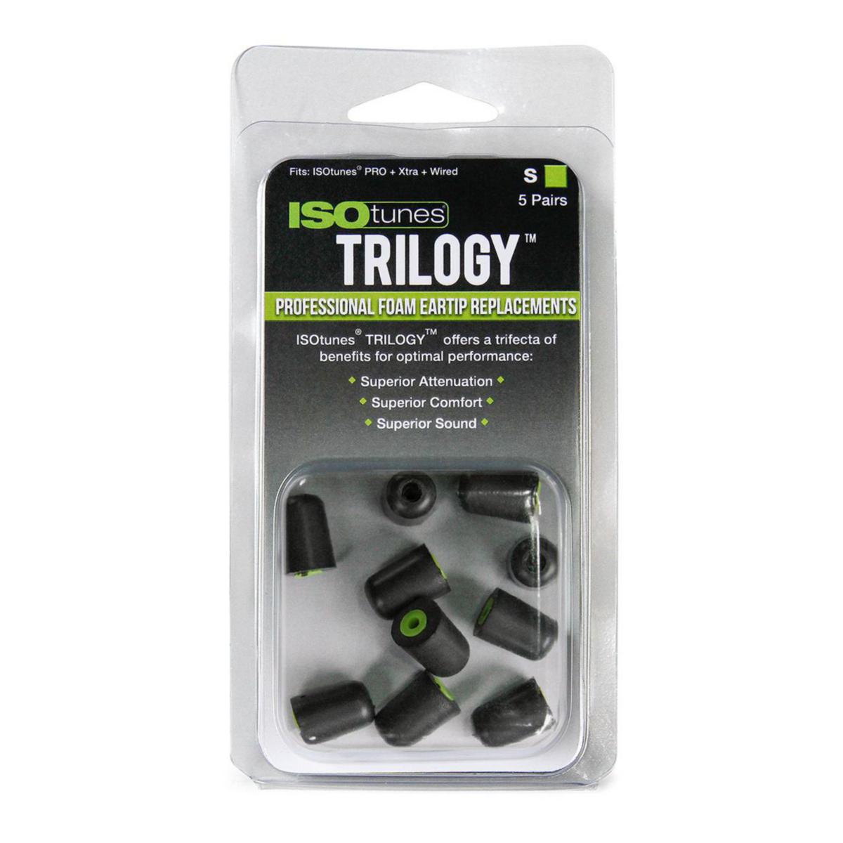 Öronproppar ISOtunes Trilogy PRO & Xtra - ÖRONPROPPAR ISOTUNES TRILOGY STORLEK S 5PAR/FRP PRO & XTRA