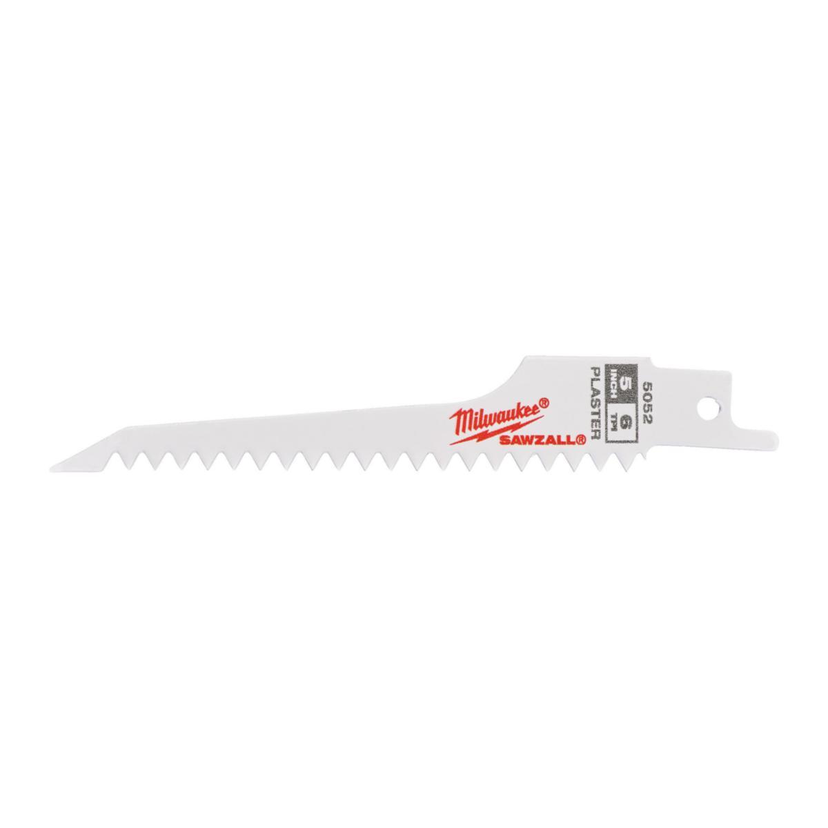 Tigersågblad Milwaukee Gips - TIGERSÅGBLAD MILWAUKEE PLASTER 125X6T 5P
