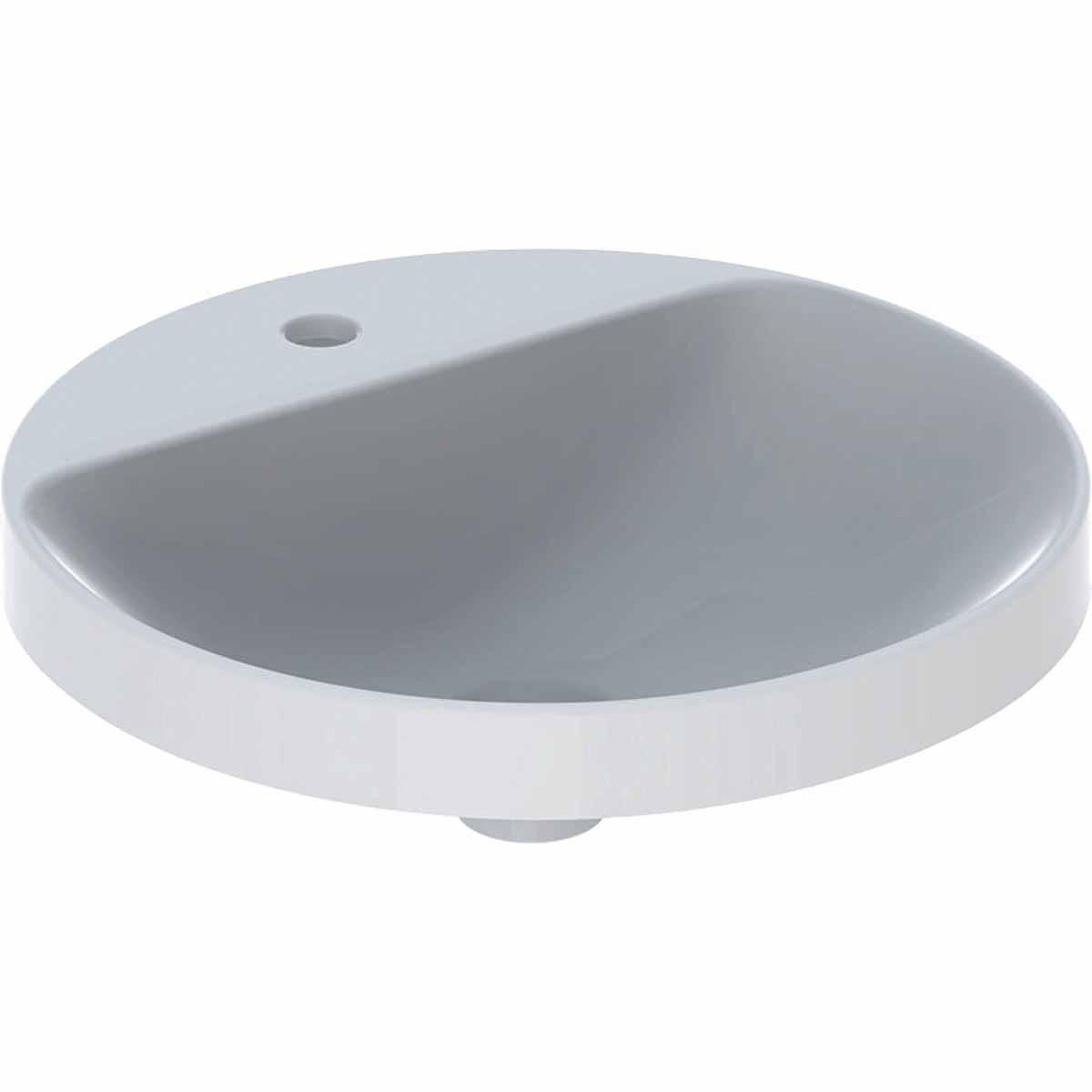 Tvättställ VariForm inbyggd runt, Geberit - GEBERIT VARIFORM TVÄTTSTÄLL INBYGGNAD.RUNT:D=48.VIT. MH.UB