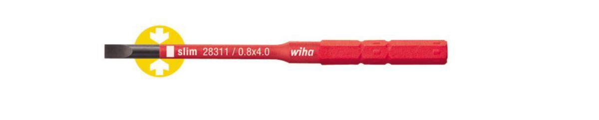 Bits Wiha Slim Vario - BITS WIHA SLIMBIT SL 4.0X75MM 1000V