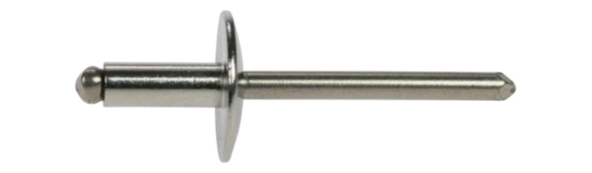 Blindnit A2/A2 stor skalle - BLINDNIT STORT HUVUD A2/A2 4.0X10.0 500ST