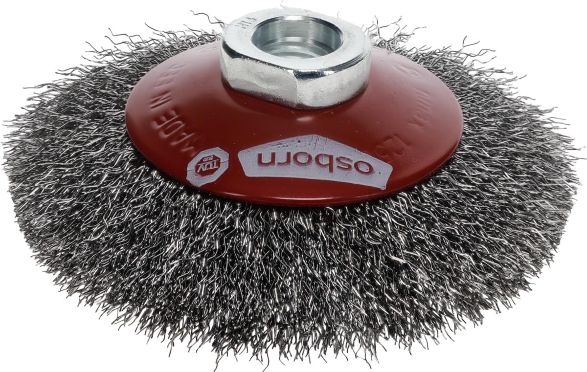 Konisk axialborste Osborn Superior, Krusad tråd - KONISK AXIALBORSTE OSBORN D100/M14X20 0.30 KRUSAD STÅLTR