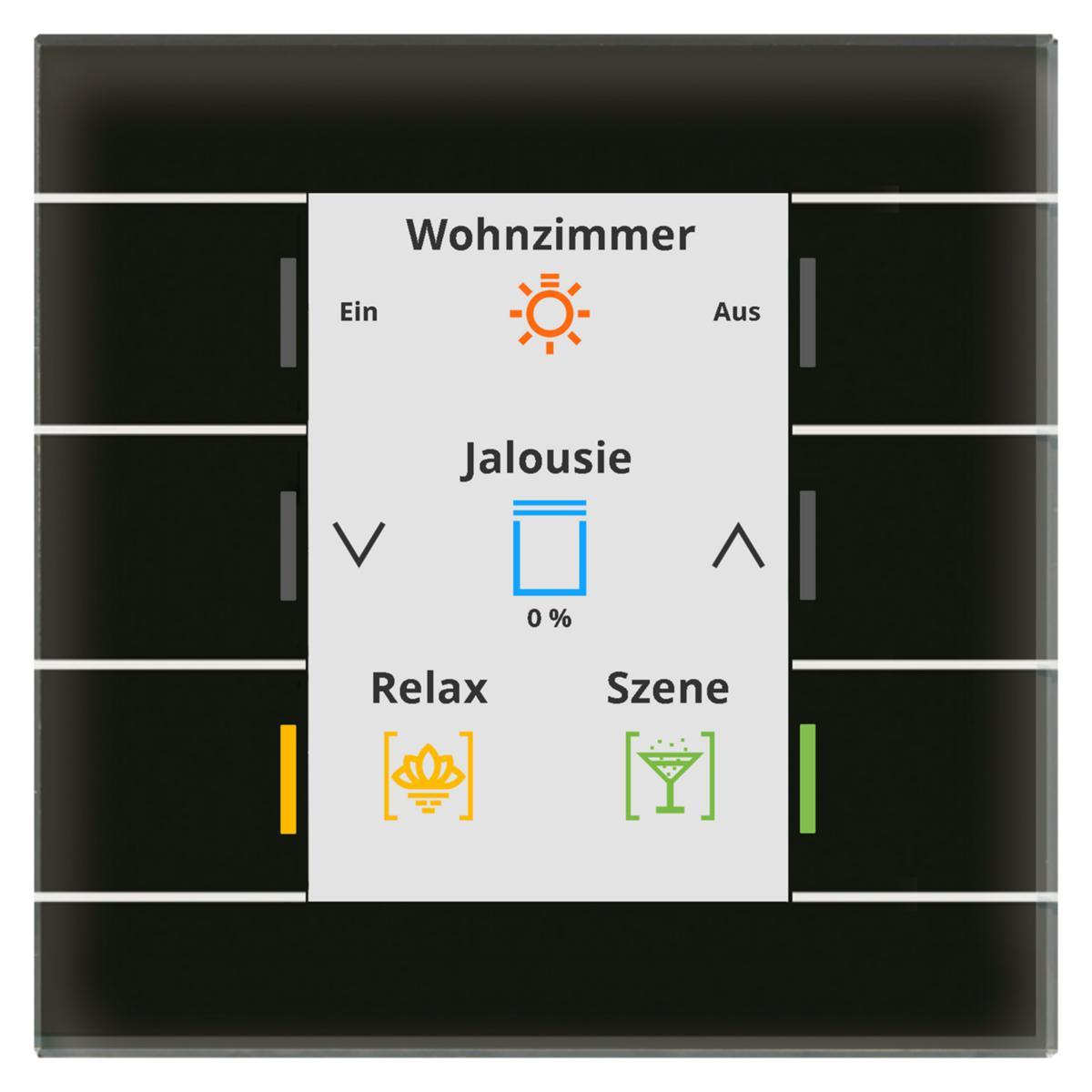 Tryckknapp Glas II Smart - TRYCKKN GLAS II SMART 6K SVART 