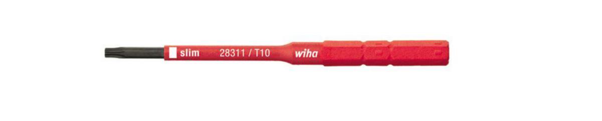 Bits Wiha slimBit Torx - BITS WIHA SLIMBIT T10X75MM 1000V