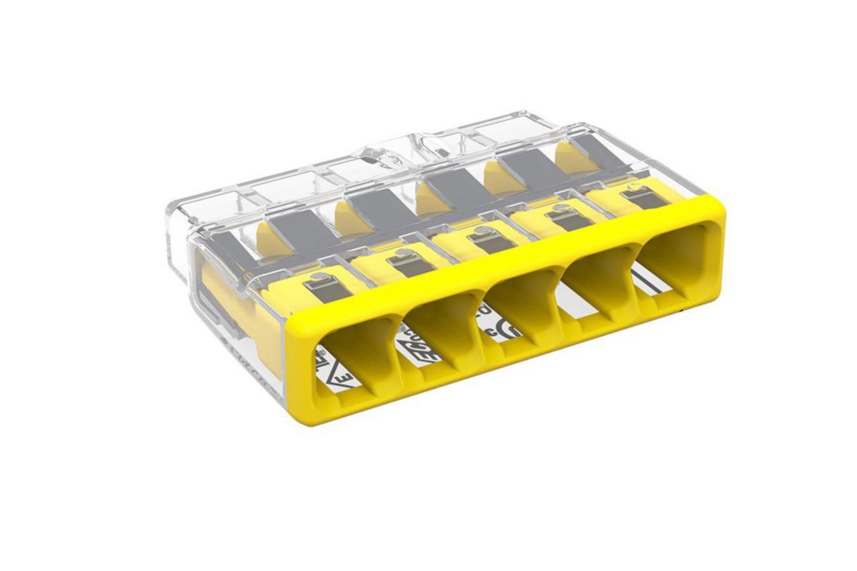 Clutch clamp Wago 2773 - COMPACT PUSH WIRE 5POL 2773-405