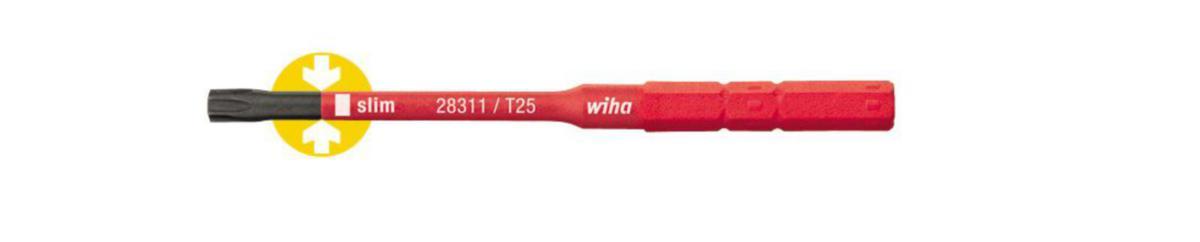 Bits Wiha Slim Vario TX - BITS WIHA SLIMBIT T25X75MM 1000V