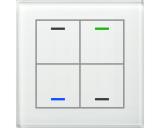Tryckknapp Glas II Lite, 4-kanaler