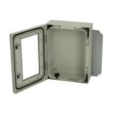 Apparatskåp Arca Dörr med fönster3-punktlås