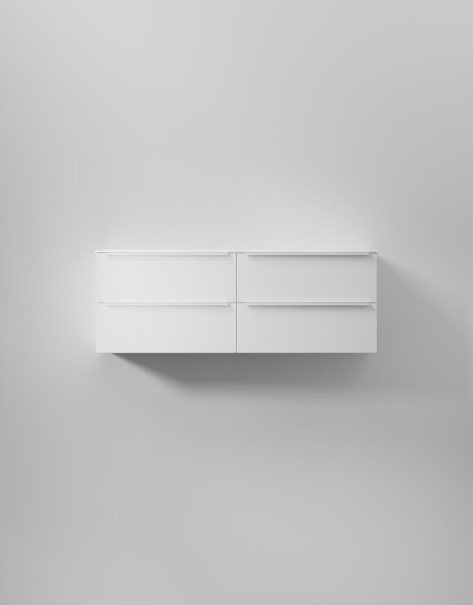 Tvättställsskåp Core Avant, INR - INR KOMMOD CORE AVANT 140 D PURE WHITE, 4 LÅDOR