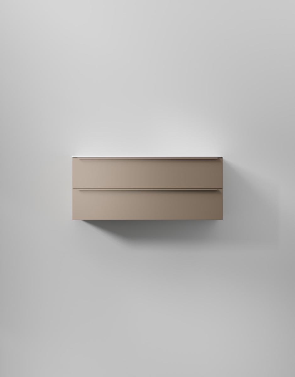 Tvättställsskåp Core Avant, INR - INR KOMMOD CORE AVANT 120 WARM CLAY, 2 LÅDOR