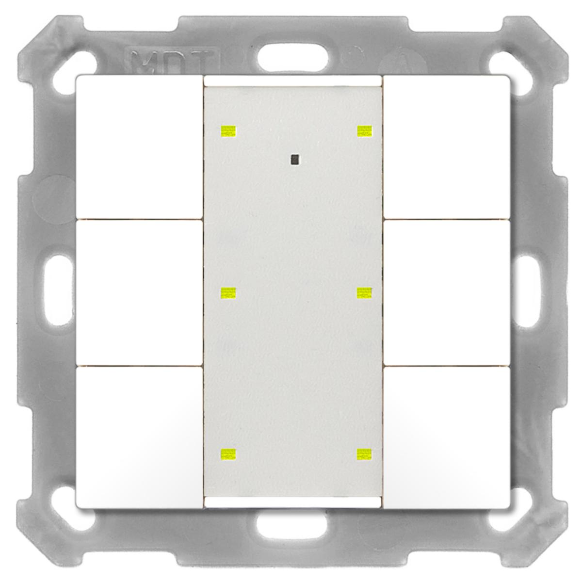 Tryckknapp Plus55 Temperatursensor, Vit - TRYCKKNAPP PLUS55 TS 6K VIT