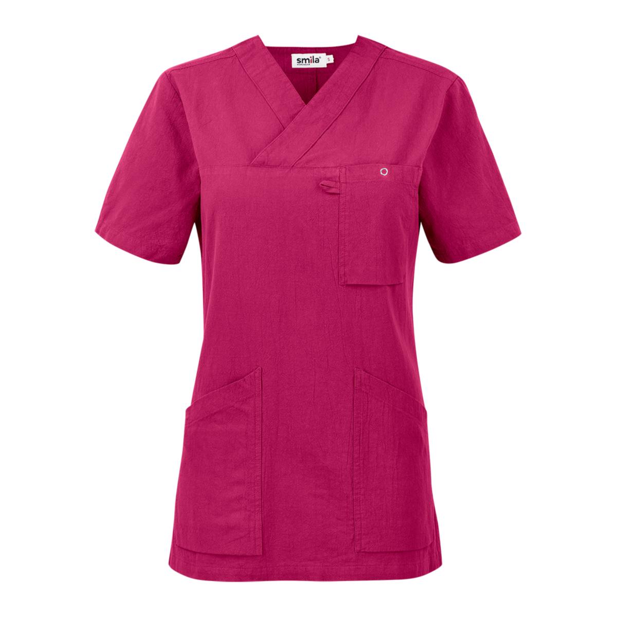 Tunika Smila Carin dam - TUNIKA SOUTH WEST CARIN V-RINGAD DAM FUCHSIA STL 3XL