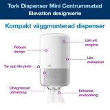 DISPENSER TORK MINI M1 CENTRUMMATAD VIT 558000