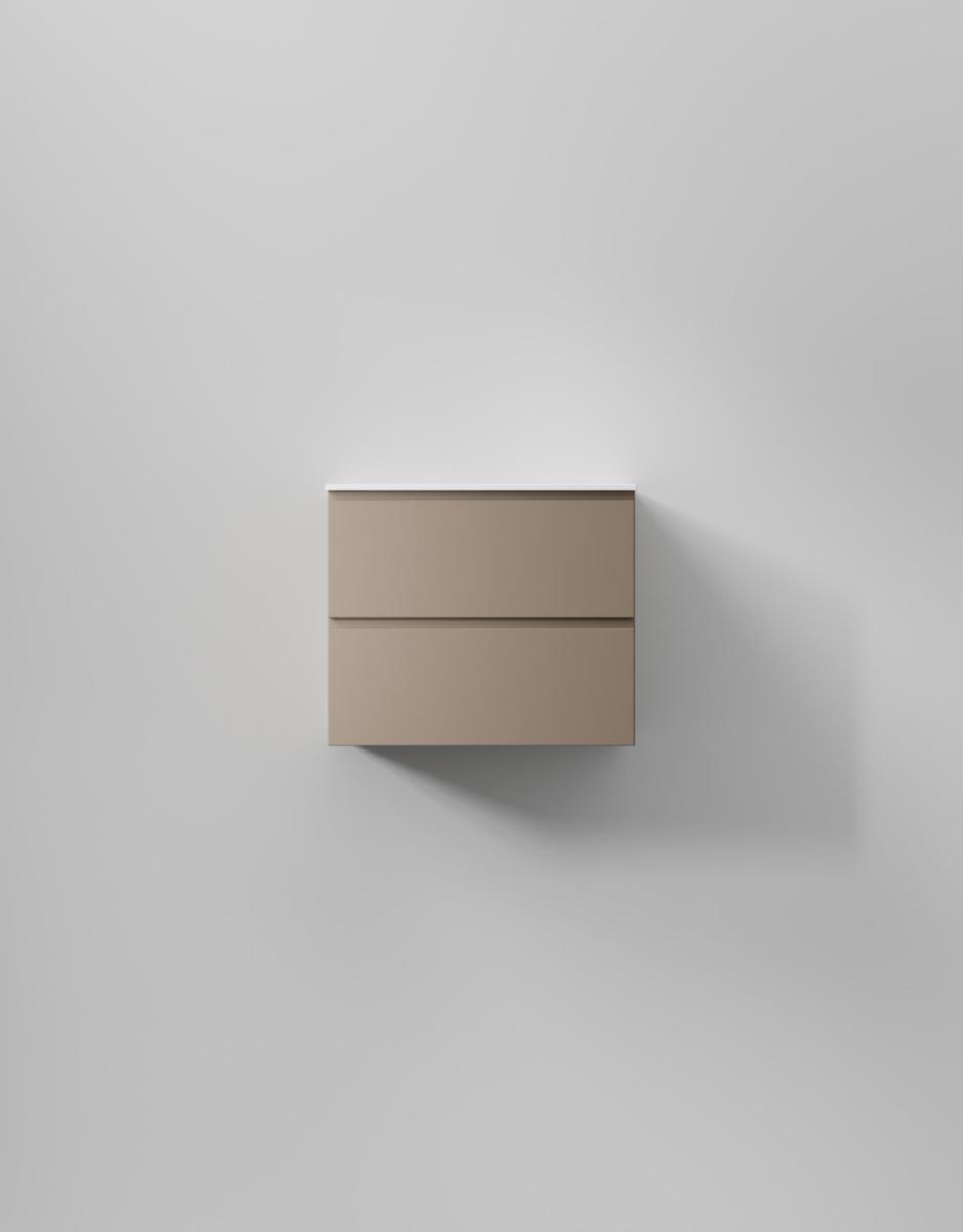 Tvättställsskåp Core Grip, INR - INR KOMMOD CORE GRIP 60 WARM CLAY, 2 LÅDOR