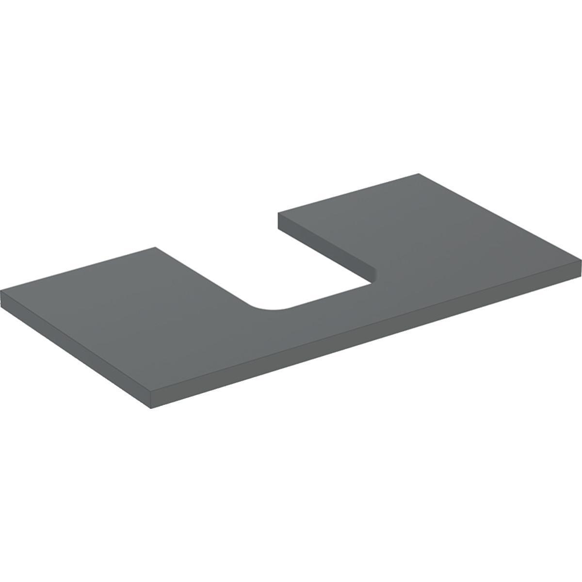 Bänkskiva ONE 90 TS Skålform, Geberit - GEBERIT ONE BÄNKSKIVA 90 TS SKÅLFORM MITTEN LAVA